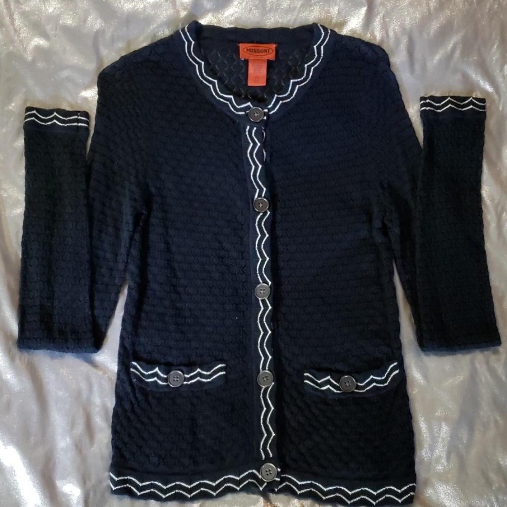 Missoni Knit Cardigan Sweater